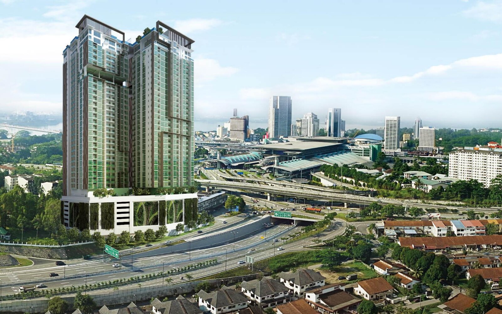 Architectural rendering of Paragon Suites at CIQ